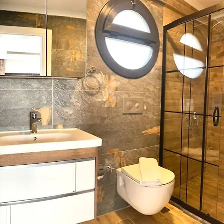 빌라 Nokta Park I 4+1 Villa, Oezel Havuzlu 페티예
